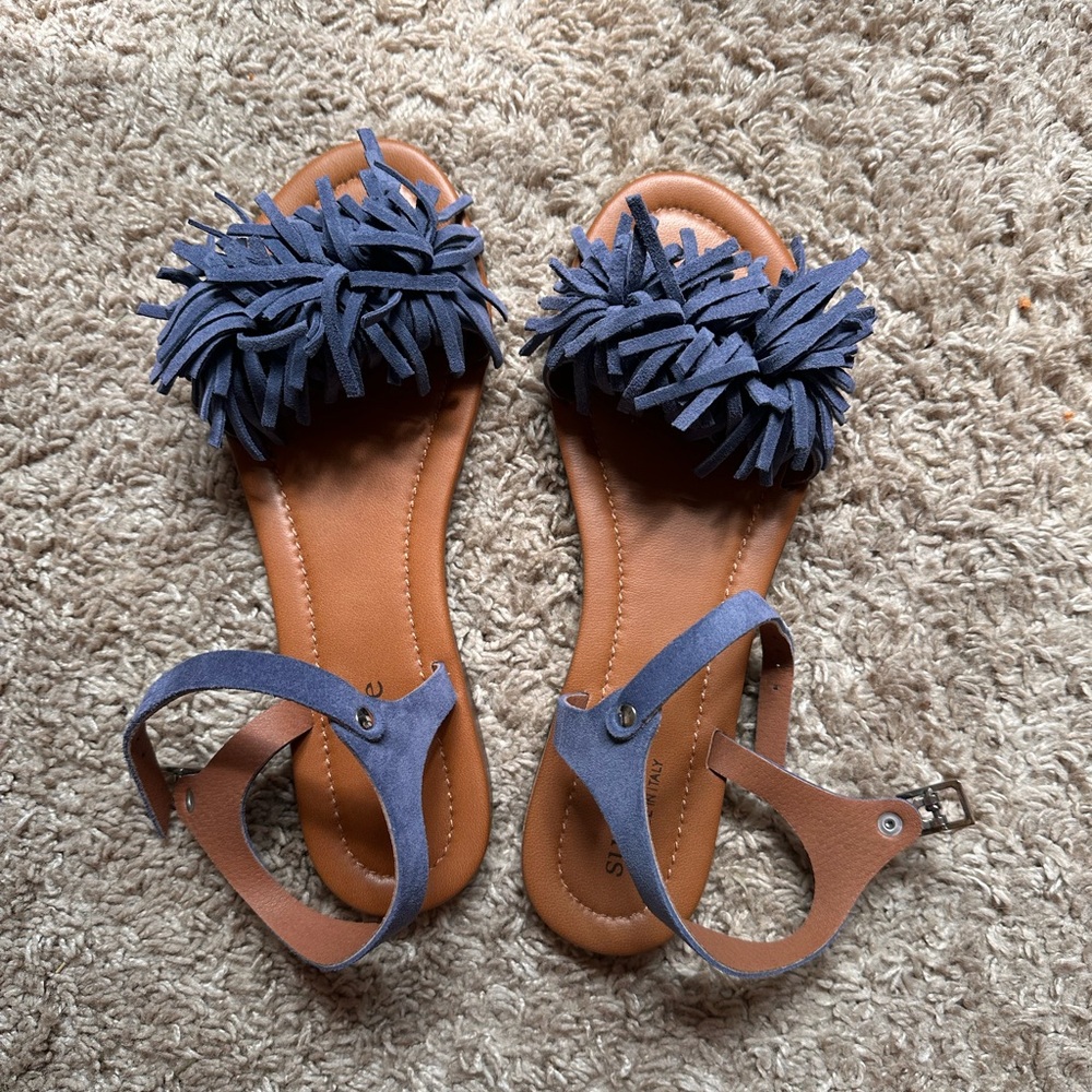 Sundance leather sandals size 40